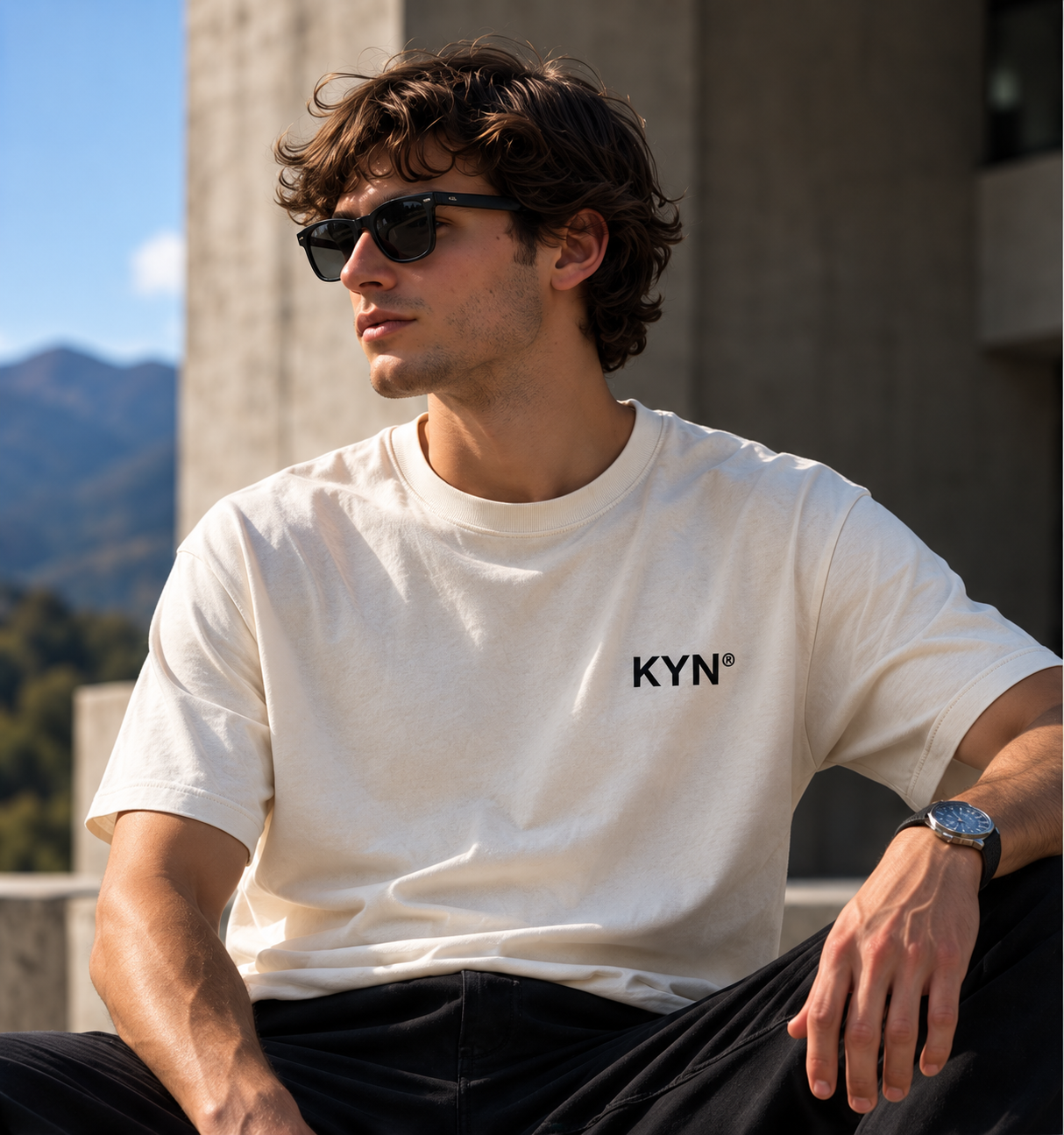 KYN Essential Tee — model view