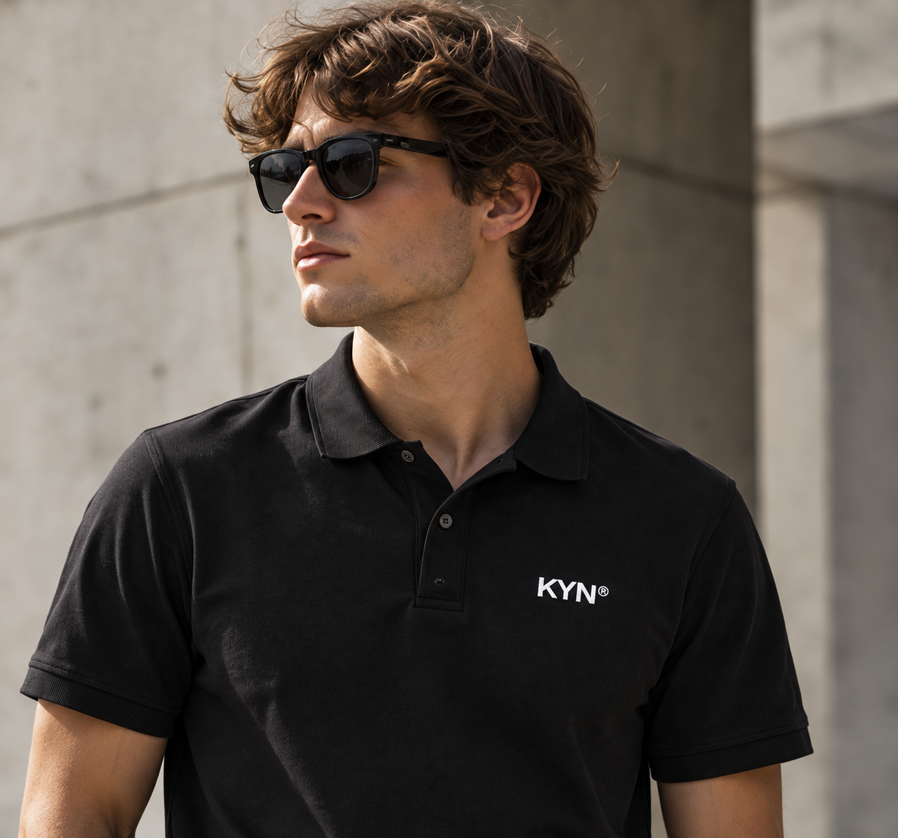 KYN Performance Polo — lifestyle view